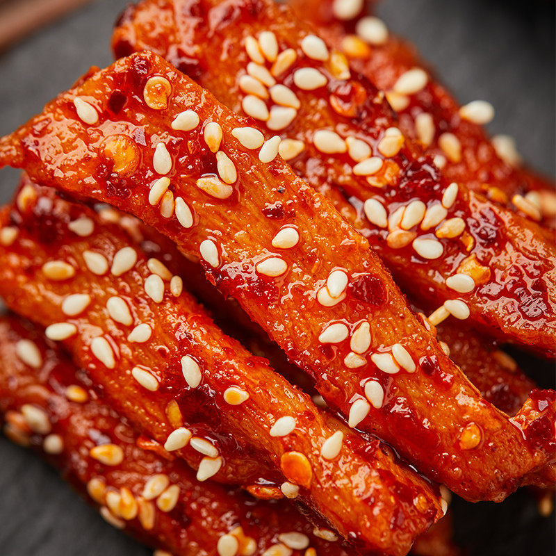 超值5包】麻辣鸡肉条香辣鸡肉干休闲高蛋白耐嚼小吃夜宵休闲零食
