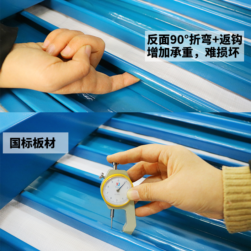 托盘铁卡板工厂重型货架钢制托盘仓储栈板叉车仓库防潮垫仓板金属