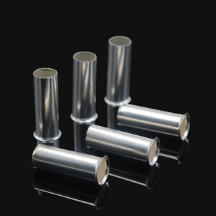 2508冷压接线端子紫铜镀锡铜管铜鼻子 1508 EN管型裸端头 EN0508