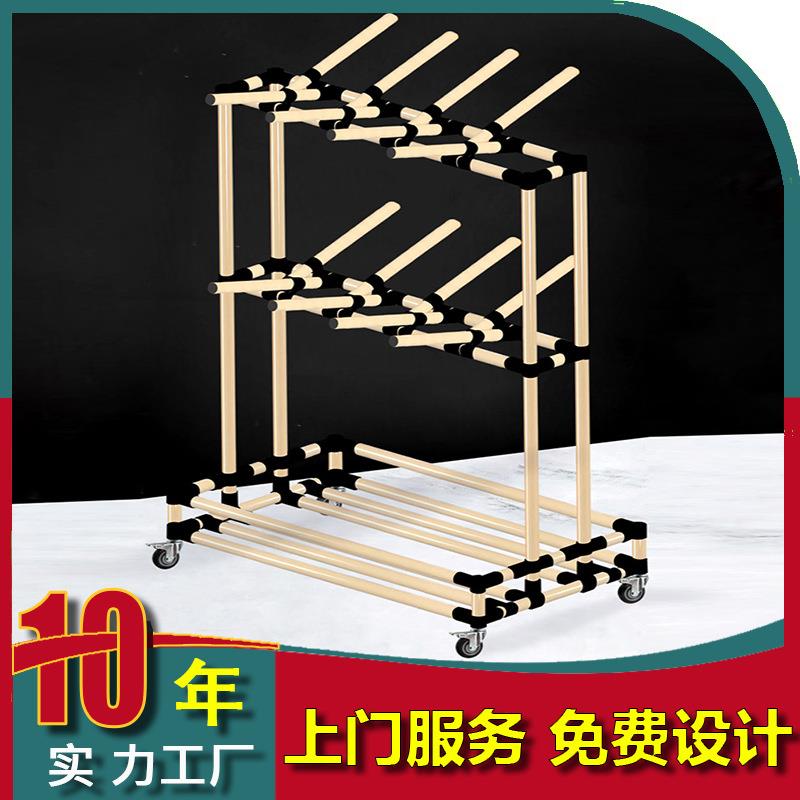 精益管汽车车间挂线架布兜物料架 线束架线缆精益管线束挂架