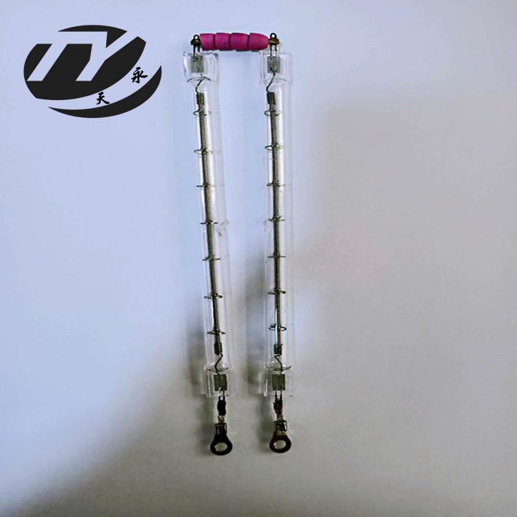 【2020新品】真空使用_绝缘陶瓷链连接双管（红外线石英加热管）