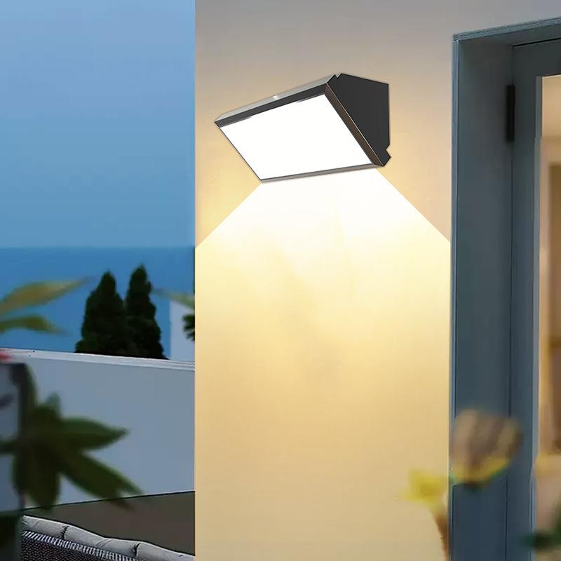 户外三角壁灯3CCT带拨码器庭院灯高亮景观壁灯户外防水防尘照明灯