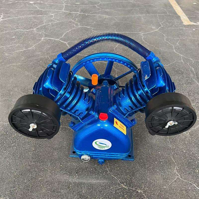 活塞空压机机头总成0.25/8/12.5工业气泵空气压缩机泵头配件大全