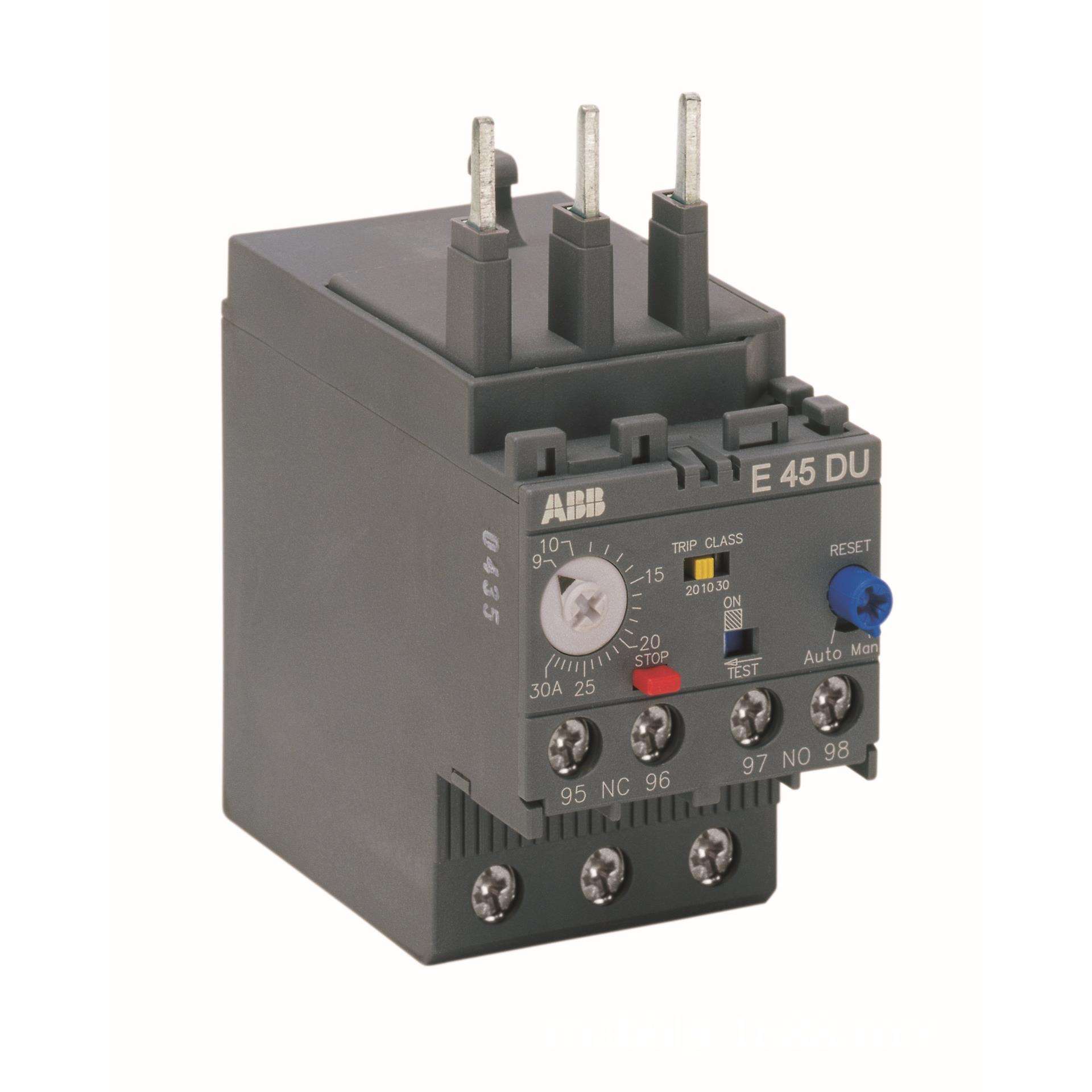 ABB E系列电子过载继电器 E45DU 30A ;10091132