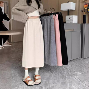 灯芯绒半身裙女秋冬新款高腰显瘦包臀裙小个子时尚韩版a字裙