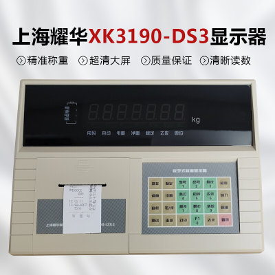 上海耀华XK3190-DS3/数字式称重仪表/地磅秤显示控制器DS3Q1P磅头