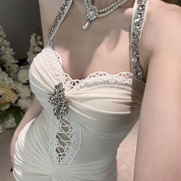 法式绝美生日礼服高端气