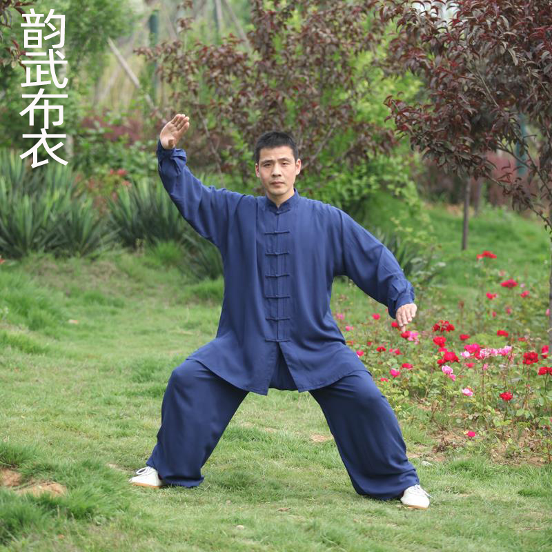 太极服女拳男练功服表演