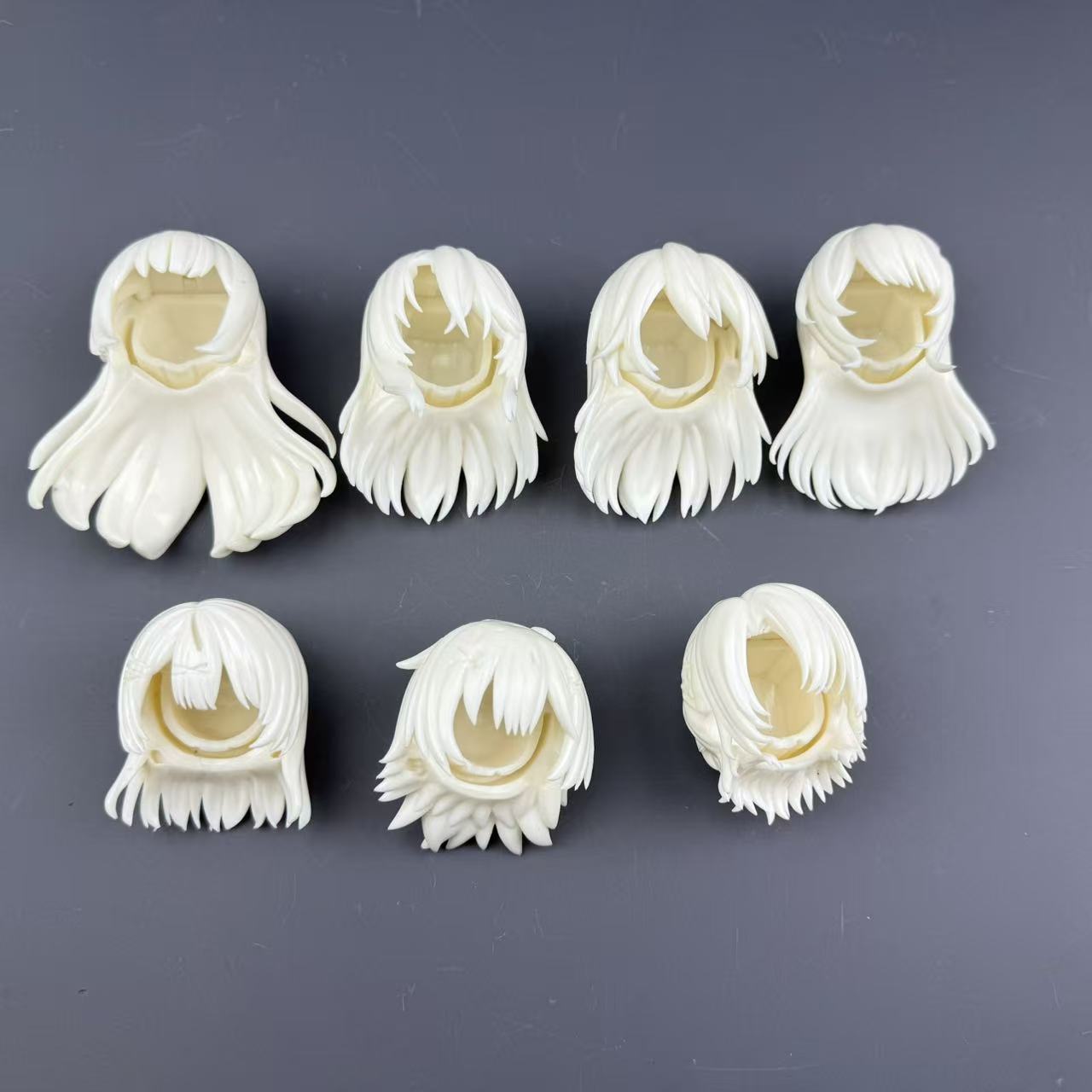 GSC粘土人头发前后分尸配件头发魔改材料现货 正版散货