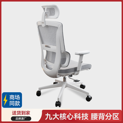 巧思百居人体工学椅子电脑椅家用舒适久坐办公椅学习椅可躺电竞椅