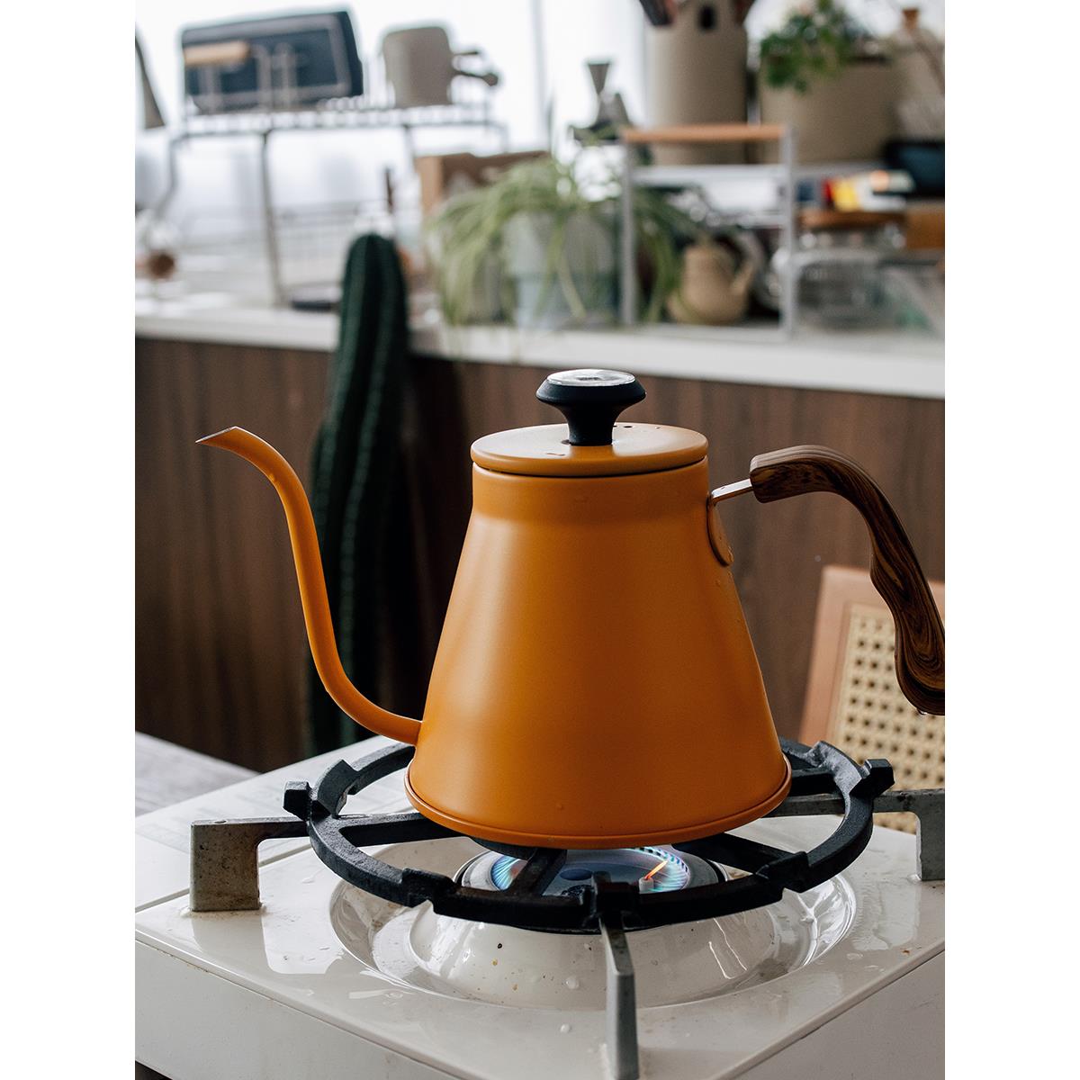 半宅咖水啡手冲壶燃灶电230817磁炉通用带计温度细嘴气壶户外露营