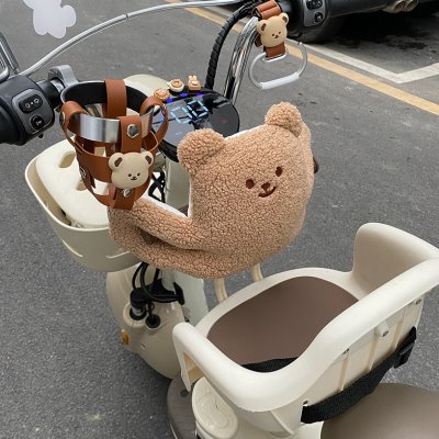 防宝宝座椅玩偶防撞保护碰电动车儿童前置神器电瓶车头可爱头枕垫