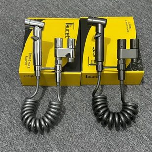 家用马桶三角阀卫生间喷枪不锈钢喷头增压冲洗器一进二出马桶伴侣