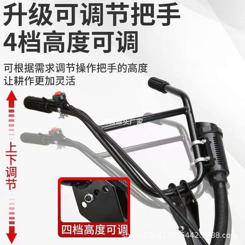 汽油微耕机农用农机旋耕机耕地犁地翻土松土打土农耕开沟小型家用