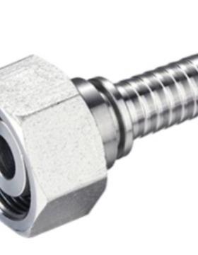 20491公制内螺纹90°弯24°锥带O型圈轻系列扣压软管接头