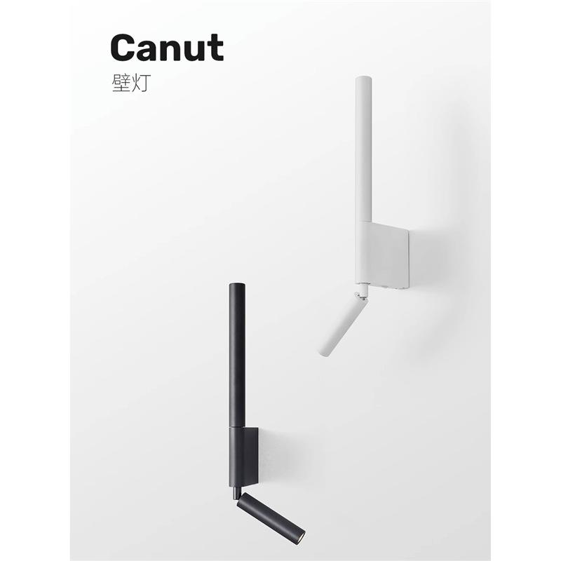 床头壁灯卧室高端极简现代简约创意北欧阅读壁灯带开关酒店房间灯