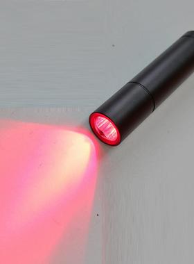 TL09-A5手电筒红外灯red light红光设备跨境5芯片黑色红光手电筒