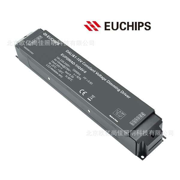 EUCHIPS欧切斯1-10V&DALI 200W 24V恒压调光电源EUP200AD-1H24V-0