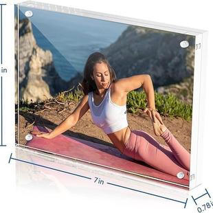 亚克力相框厂家生产亚克力挂壁画框 透明画作展示框易替换 适合办