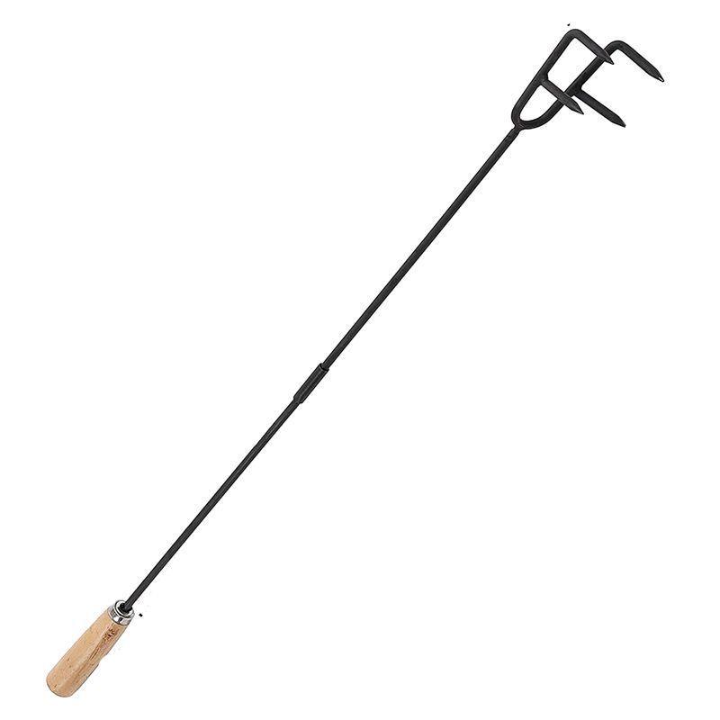 火钩子火勾子掏火钩烧烤除灰钩采暖炉子配件钩子壁炉工具