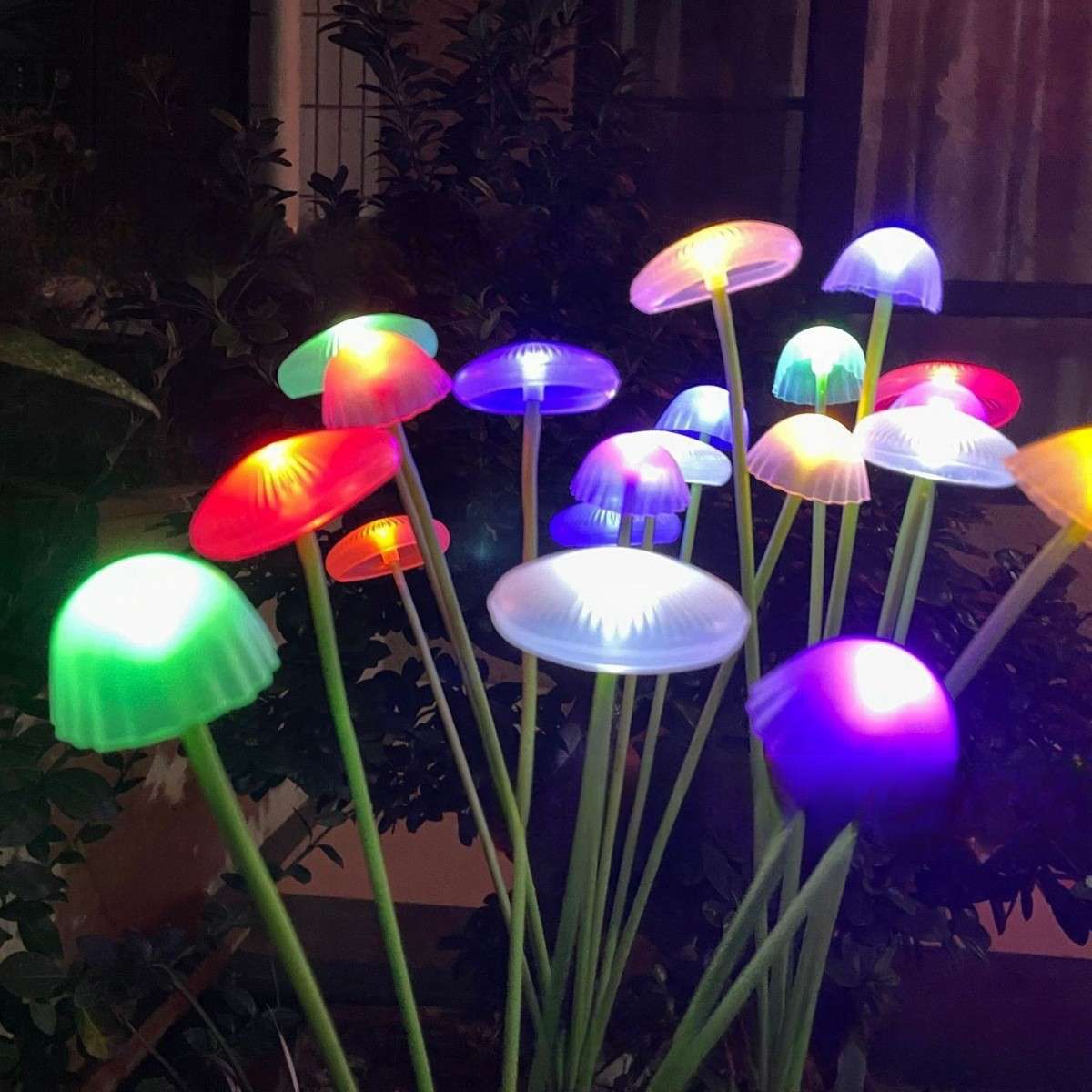 太阳能水母灯户外家用庭院景观蘑菇灯花园小院装饰草坪灯氛围灯