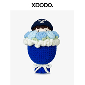 xdodo明星周边张杰手捧花钩织成品演唱会应援礼物编织仿真花束