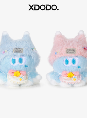 张杰同款周边八花娃衣衣服蓝色猫耳帽帽子一二三四代通用服装装饰