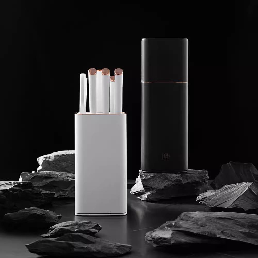 厨房不锈钢刀具紫外线杀菌消毒臭氧杀菌刀架自动烘干收纳一体机