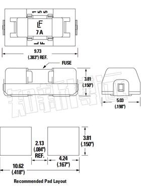.DRL陶瓷快熔断保险丝VLFA带座一次性贴片