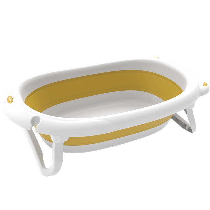 好娃娃婴儿洗澡盆浴盆宝宝可折叠幼儿童坐躺浴桶小孩家用新生儿