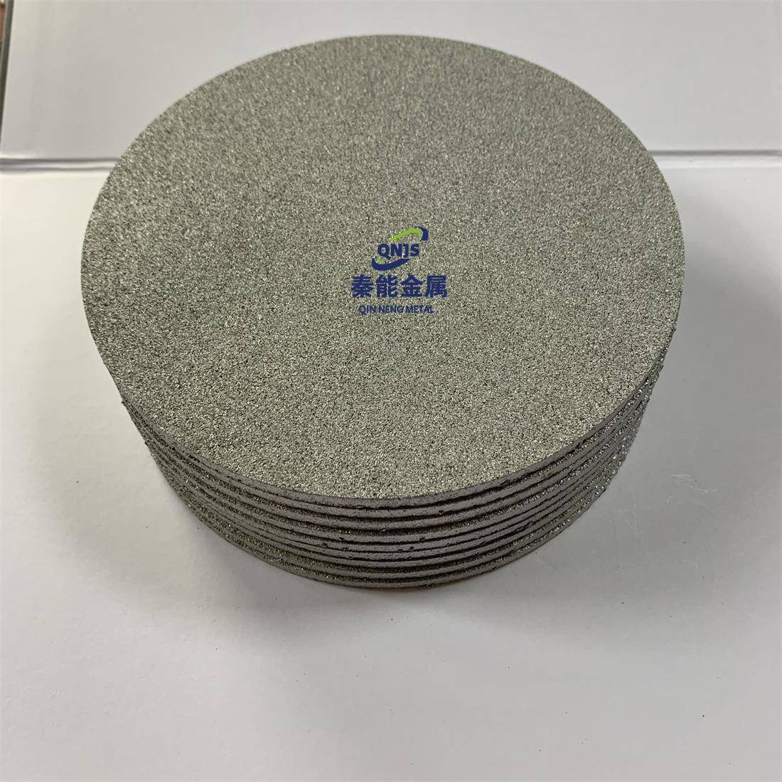 厚mm粗粉末颗粒钛金属烧结过滤板脱炭过滤金属烧结复合板