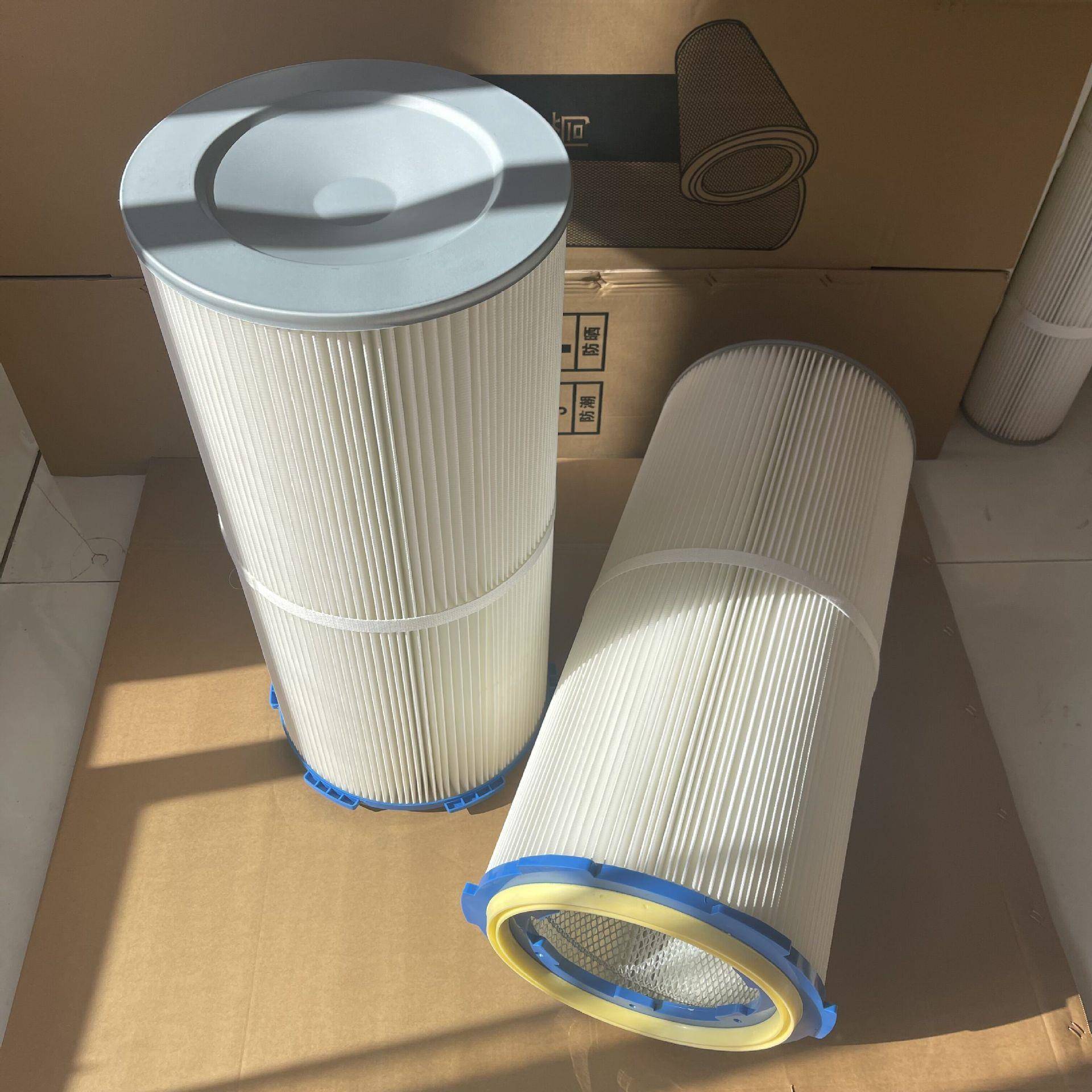 工业六耳除尘滤芯粉末回收抛丸机喷砂机滤芯除尘器滤芯除尘滤筒