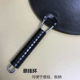 老式生铸铁锅炒锅生铁家用无涂层手工不粘锅燃气灶适用圆底炒菜锅