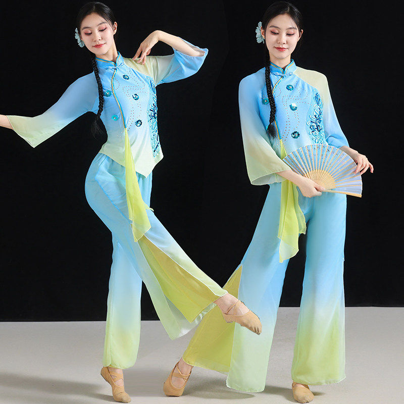 古典舞演出服女成人扇子