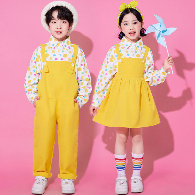儿童啦啦队演出服小学生