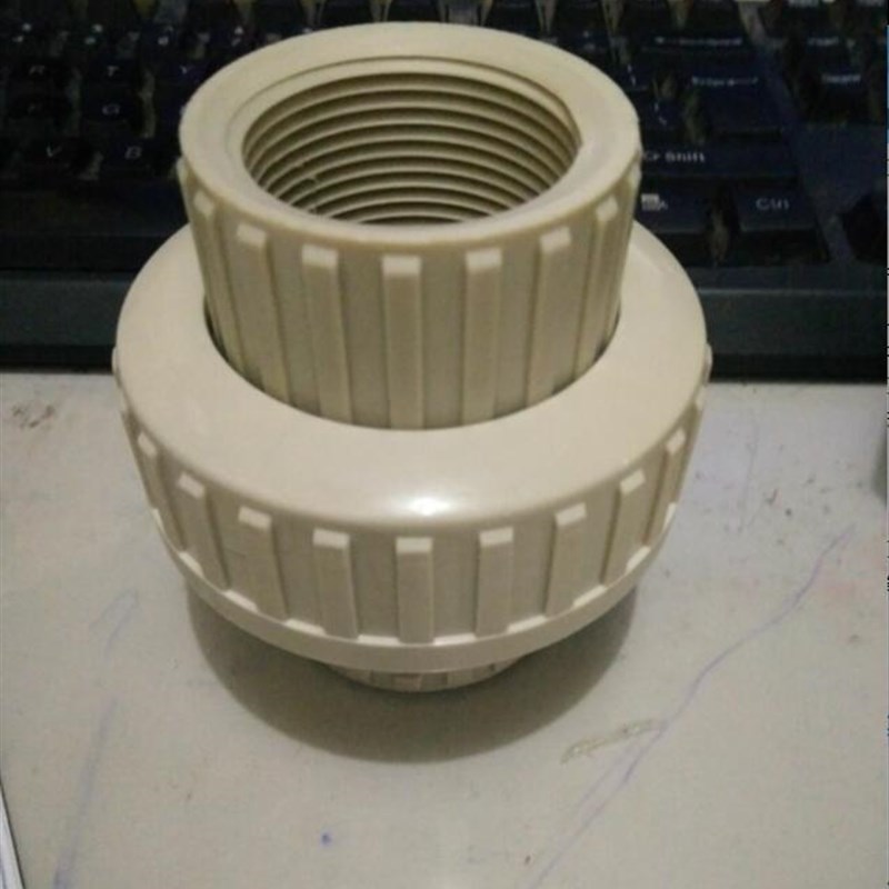 PPH活接 PP热熔活接PP带牙由令由任 丝口全塑活接50MM DN40 15寸