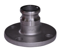 304不锈钢快速接头F型带法兰接头公头快装接头 A B C D E DC DP型