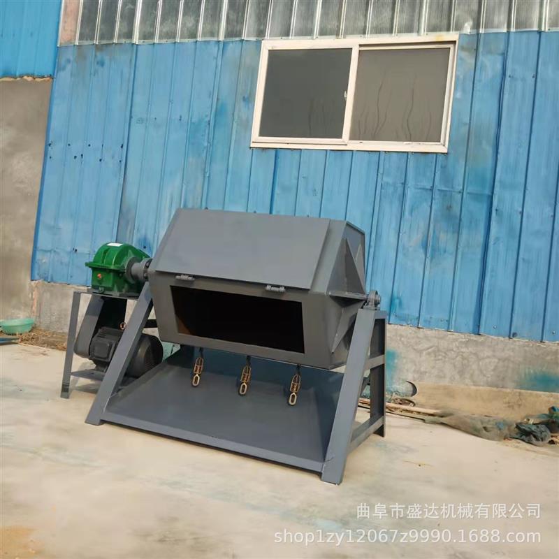 镀锌件翻新去氧化层机 六角滚筒抛光机2000升八角火烧铁除锈机