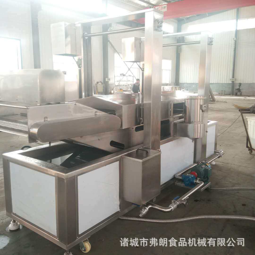 薄脆油炸机流水线 红薯片成套油炸生产设备厂家 豆泡油炸机流水线