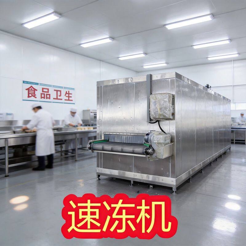 旺源商用速冻机 蟹腿肉冷冻设备 小型隧道单冻机 连续式冻结机