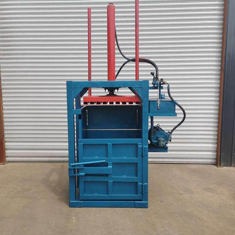 立式包装机单缸液压打包机小型废纸压缩捆包机直销农膜塑料液压机