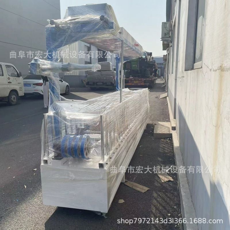 宏大门边框木皮覆膜机 圆弧曲面铝材移门装饰线条包覆机
