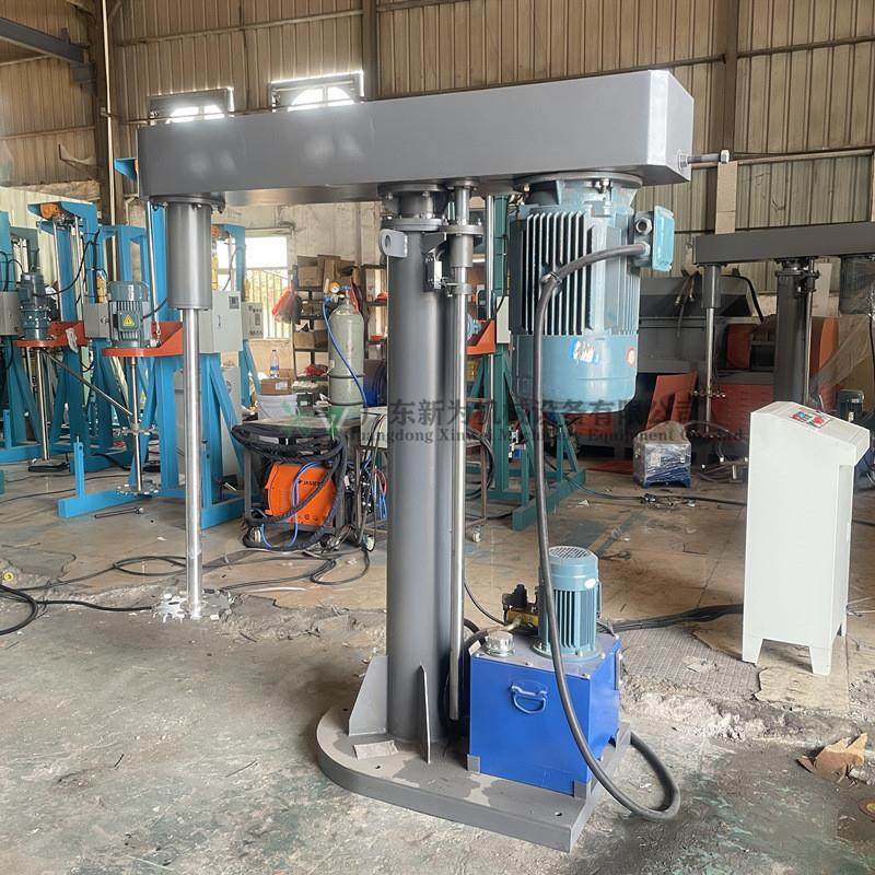 上海销售胶水颜料打浆分散机 美缝剂高速混合设备 液压升降搅拌机