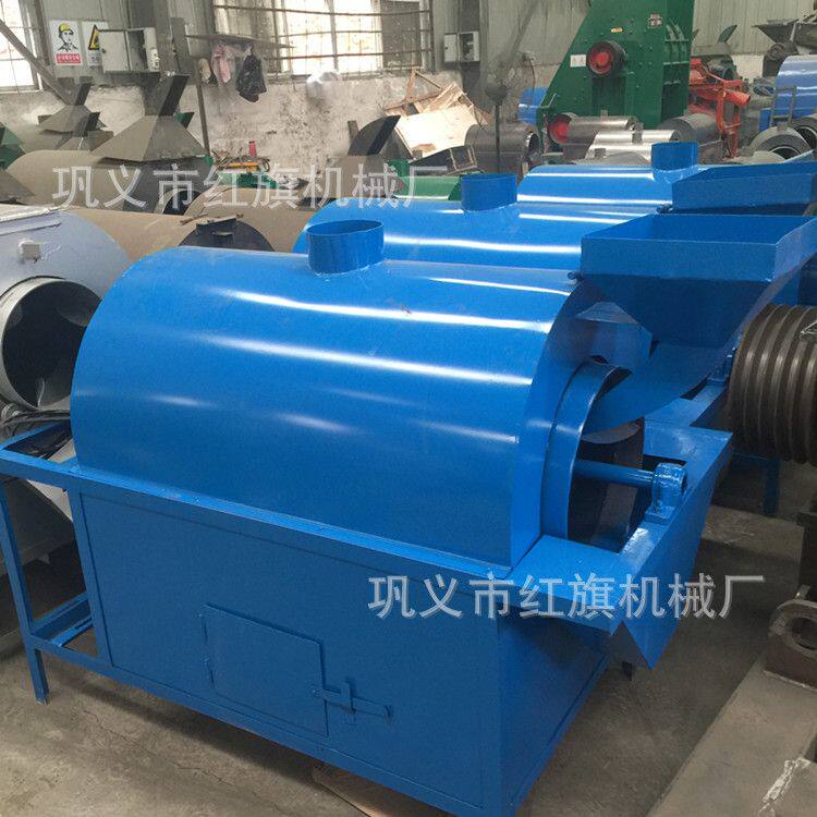 全自动封闭式滚筒炒锅多用途芝麻炒料机干货电加热炒料机现货