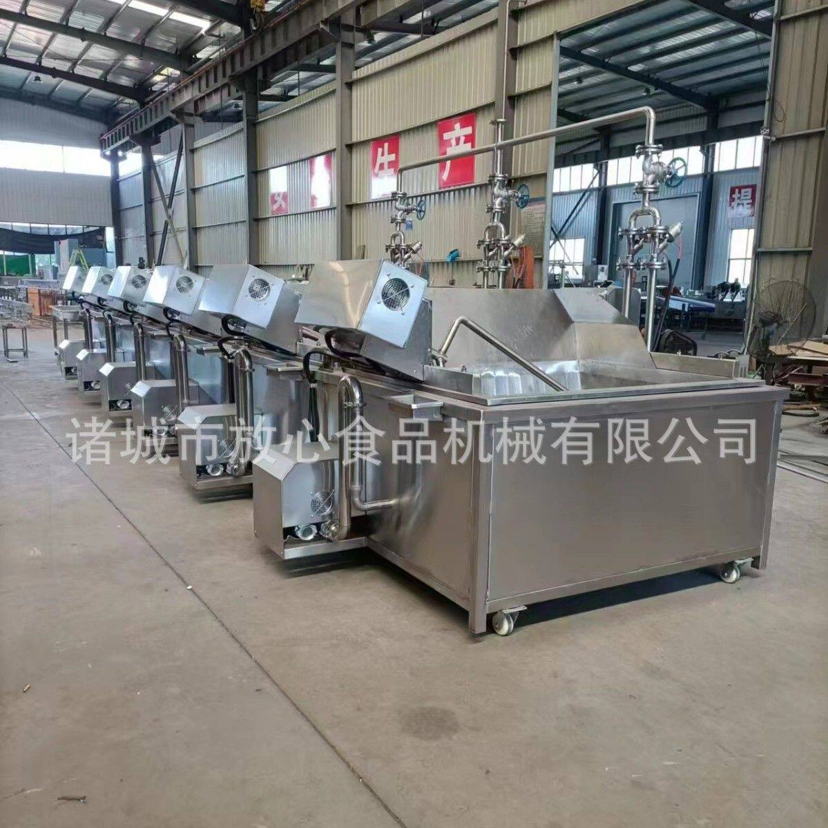 不锈钢蒸煮冷却六连锅大型商用米线米粉宽粉蒸煮冷却六连锅SUS304