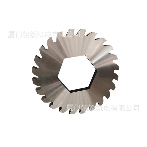 撕碎机刀片锯齿单双轴撕碎破碎机用圆刀片塑料薄膜生活垃圾木材