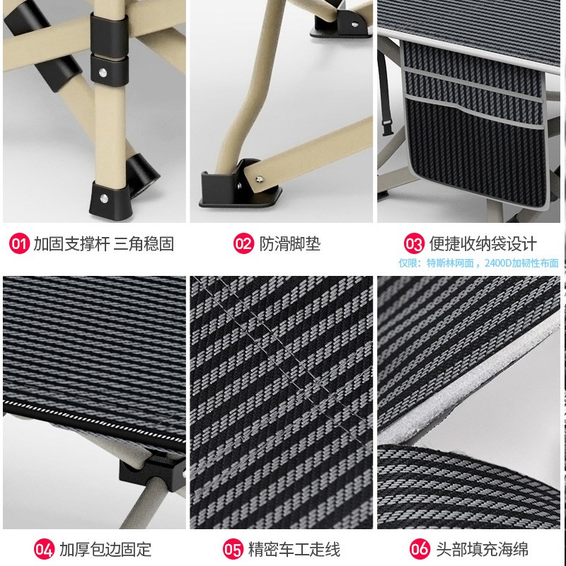 折叠单人床午睡午休办公室简易家用十四脚平款方管加固午休折叠床