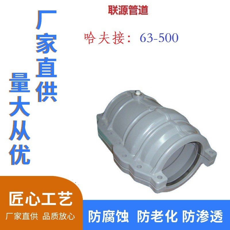 给水管用PVC-U 抱式哈呋抢修接-哈夫节De450-400-315-280-180-125