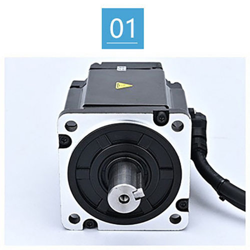欧诺克80法兰直流伺服电机750W 24V 2.4NM带刹车低压数控系统马达