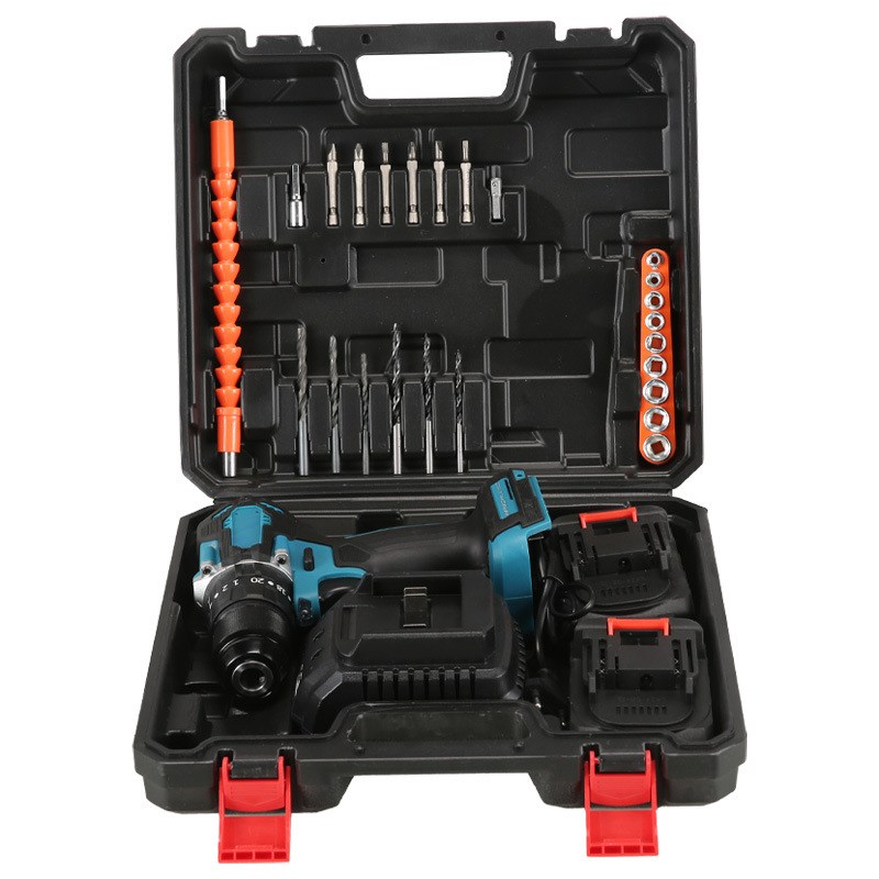 无刷大扭力手电钻大功率木工安装电动螺丝刀手持高速无绳冲击钻